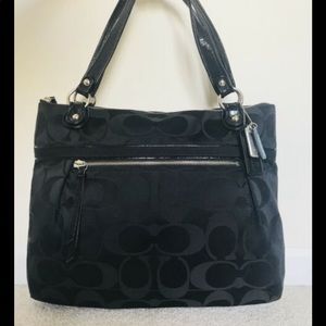 Coach Poppy Signature Sateen Glam